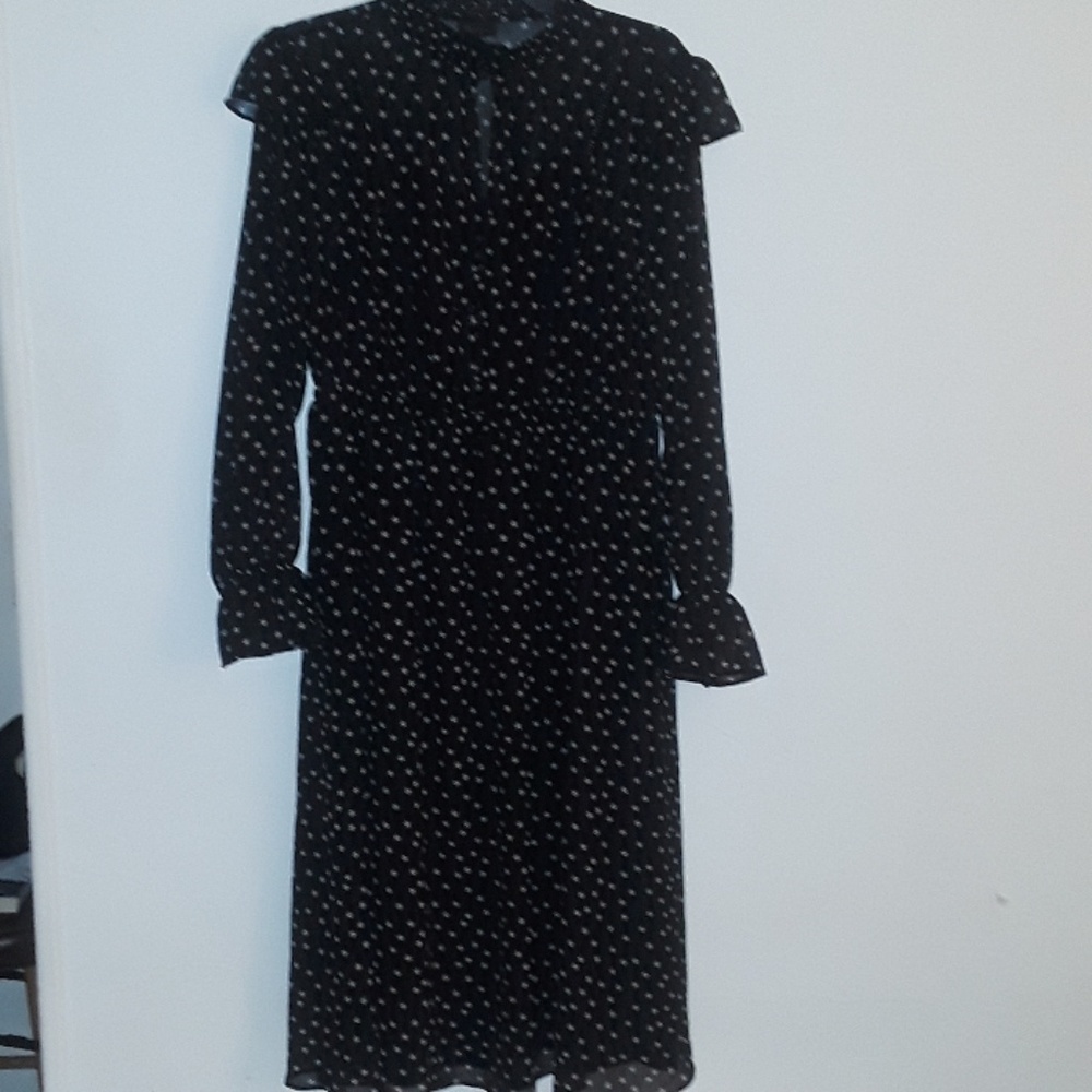 TORRID 1X BLACK DRESS WITH STARS FULLY LINE